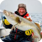 Зимняя рыбалка на северном побережье Норвегии